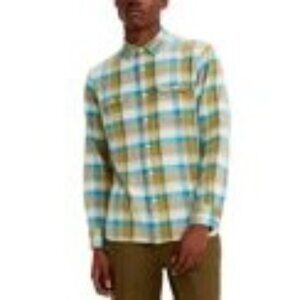 Levis Mens Plaid Flannel Shirt Long Sleeve Button Up Casual Mens, Size XXL, NWT